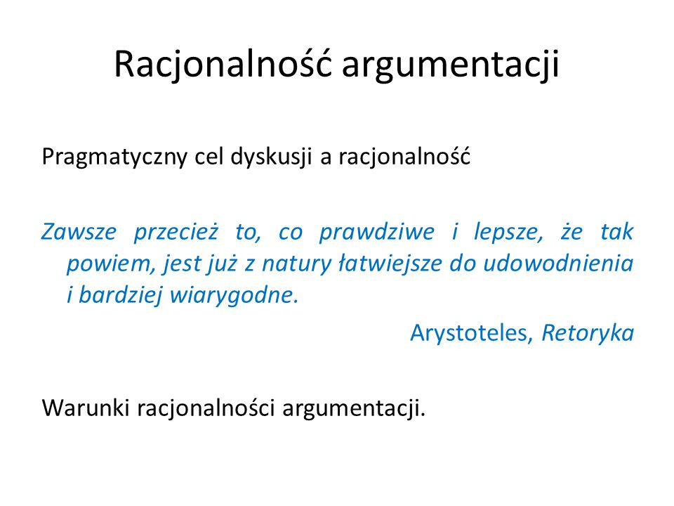 Logika I Argumentacja Dla Prawnik W Ppt Pobierz